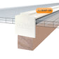 ALUKAP®-XR Aluminium Glazing Bar with End Cap - 60mm