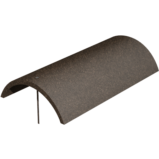 Segmented Ridge Roof Marley Concrete Segmental Security Ridge for Enhanced Roof Security