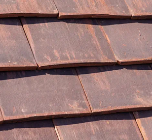 Marley Acme Double Camber Plain Roof Tile - Burnt Flame