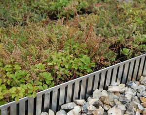 Wallbarn Green Roof Aluminium Edging Bar - 2.4m x 100mm