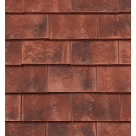 Redland Rosemary Clay Half Round Baby Ridge 91 - Burnt Blend
