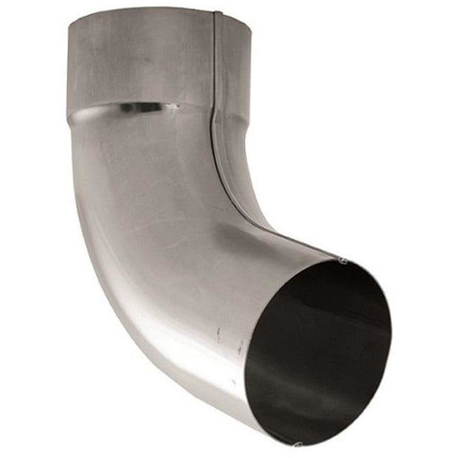 Lindab Majestic Galvanised Steel 70° Pipe Bend with Socket