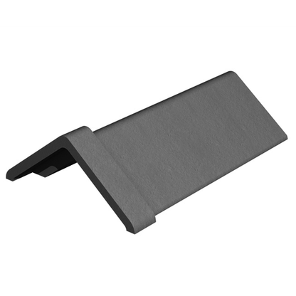 Marley Clay Capped Angle Ridge 450mm - Slate Black