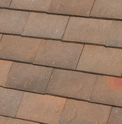 Dreadnought Clay Plain Roof Tiles - Rustic Brown Heather