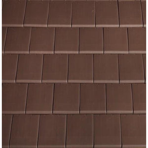 Planum Clay Interlocking Low Pitch Roof Tile 10° - Brown