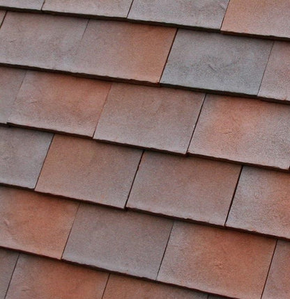 Dreadnought Clay Plain Roof Tiles - Rustic Brown Antique