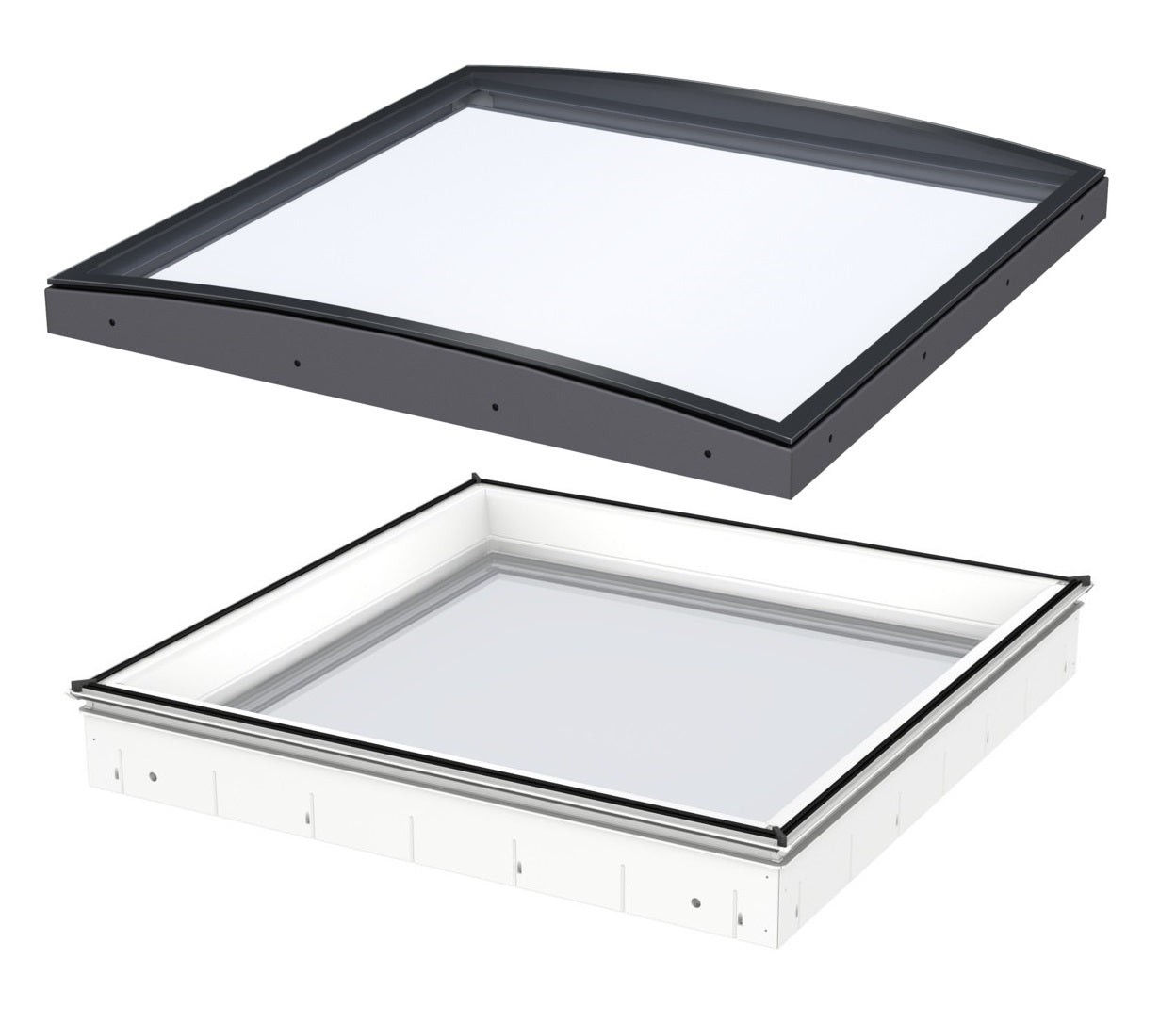 VELUX CVU INTEGRA® Electric Curved Glass Rooflight Package with Double