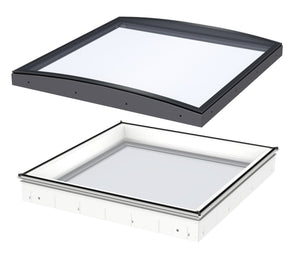 VELUX CVU INTEGRA® SOLAR Powered Curved Glass Rooflight Package with Double Glazed Base (New Generation)