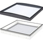 VELUX CVU 120120 1093 INTEGRA® SOLAR Curved Glass Rooflight Package with Triple Glazed Base (120 x 120 cm)