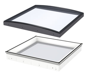 VELUX CVU 120120 1093 INTEGRA® SOLAR Curved Glass Rooflight Package with Triple Glazed Base (120 x 120 cm)