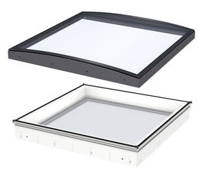 VELUX CVU 100100 1093 INTEGRA® Electric Curved Glass Rooflight Package 100 x 100 cm (Including CVU Triple Glazed Base & ISU Curved Glass Top Cover)