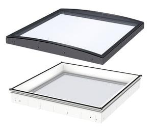 VELUX CVU 100100 1093 INTEGRA® SOLAR Curved Glass Rooflight Package 100 x 100 cm (Including CVU Triple Glazed Base & ISU Curved Glass Top Cover)