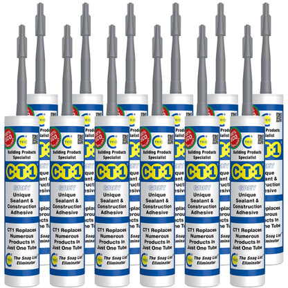 CT1 Sealant & Adhesive Grey 290ml (Box Of 12)