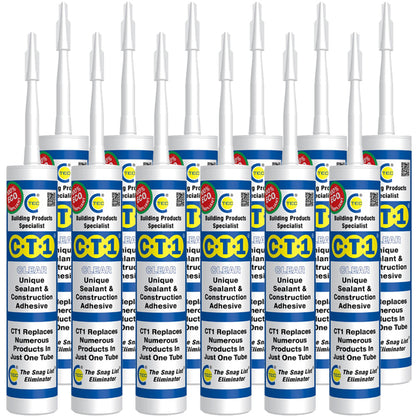 CT1 Sealant & Adhesive Clear 290ml (Box Of 12)