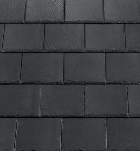Redland Cambrian Slate grey recycled natural Welsh slate roof tiles close-up