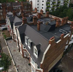 Redland Concrete Plain Roof Tile - Charcoal Grey