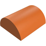 Sandtoft Clay Half Round Ridge with Stop End - 305mm Half Round with Gable End
