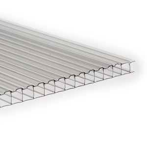 Force 10mm Clear Twinwall Polycarbonate Roof Sheet