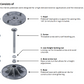 Castle Composites A1 Fire Rated ALU Adjustable Pedestals