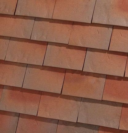 Dreadnought Clay Plain Roof Tiles - Rustic Country Brown