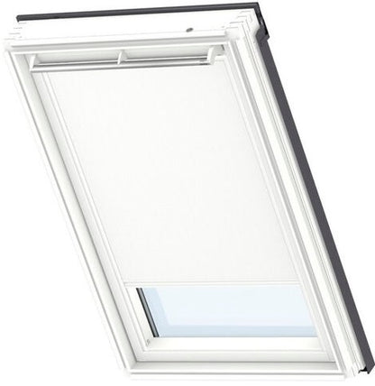 VELUX DKL Manual Blackout Roller Blind (White Trim)