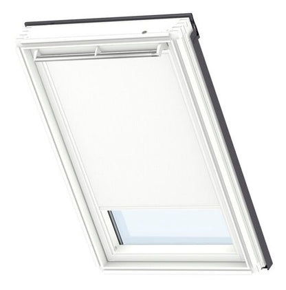 VELUX DKL PK08 1025SWL Blackout Roller Blind 'White Line' - White