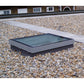 Whitesales Em-Glaze Flat Glass Rooflight with Manual Opening PVC 150mm Verticle Upstand