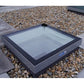 Whitesales Em-Glaze Flat Glass Rooflight with Manual Opening PVC 150mm Verticle Upstand