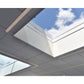 Whitesales Em-Glaze Flat Glass Rooflight with Electrically Opening PVC 150mm Verticle Upstand