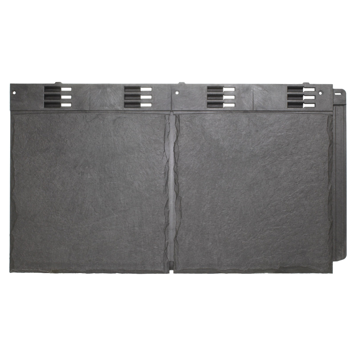 Double Slate Course Envirotile Plastic Lightweight Double Slate