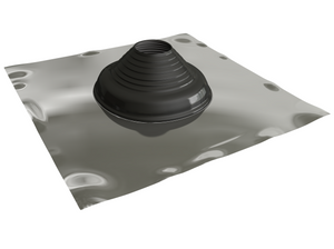 Seldek® Aluminium & EPDM Pipe Flashing for Pitched Roofs - Black (110 - 200mm)