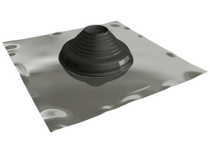 Seldek® Aluminium & EPDM Pipe Flashing for Pitched Roofs - Black (160 - 300mm)