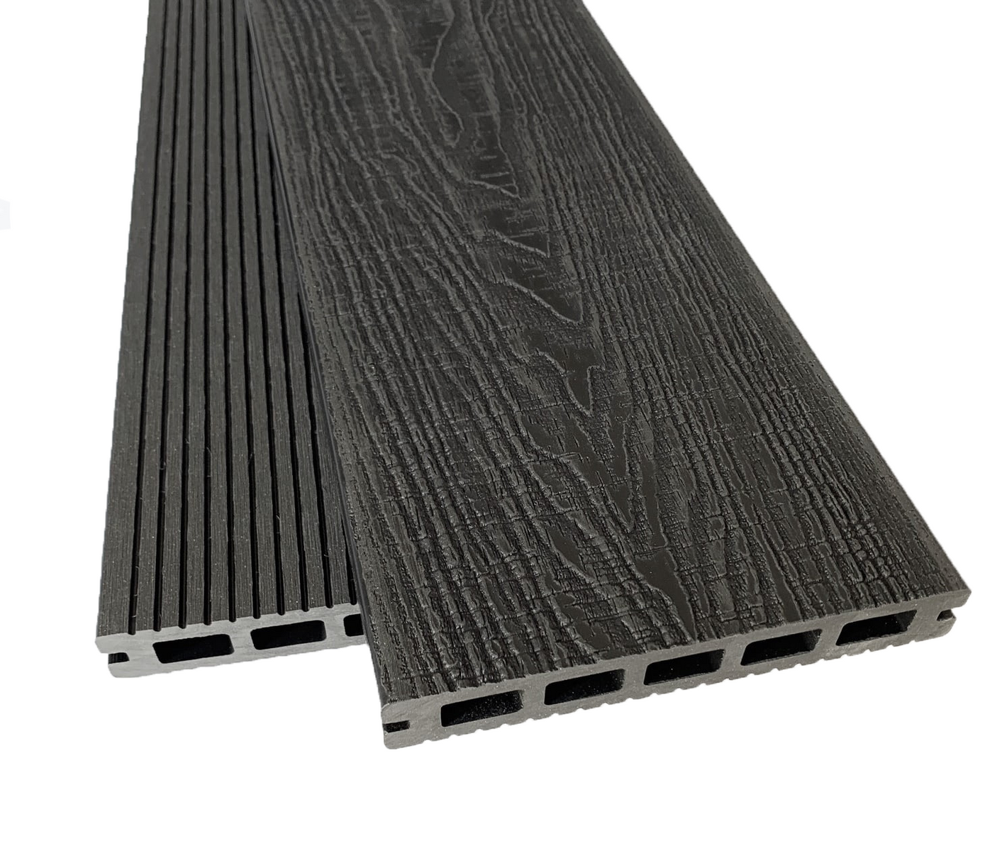 Castle Composites Castlewood Forest Composite Decking Board - Ancient Black (3600mm x 145mm)