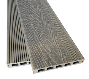 Castle Composites Castlewood Forest Composite Decking Board - Salt Lake Silver (3600mm x 145mm)
