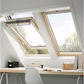 VELUX GGL PK10 3062 Triple Glazed & Noise Reduction Pine Centre-Pivot Window (94 x 160 cm)