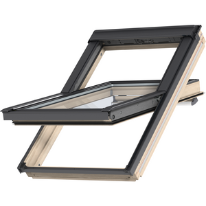 VELUX GGL MK04 3062 Triple Glazed & Noise Reduction Pine Centre-Pivot Roof Window (78 x 98 cm)