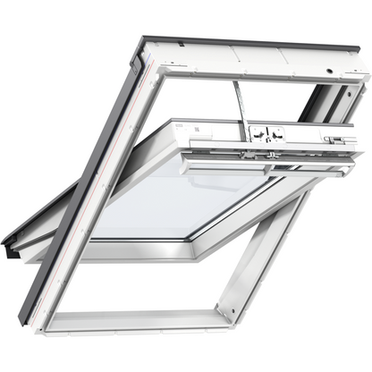 VELUX GGU PK08 006930 Triple Glazed Heat Protection White Polyurethane INTEGRA® SOLAR Window (94 x 140 cm)