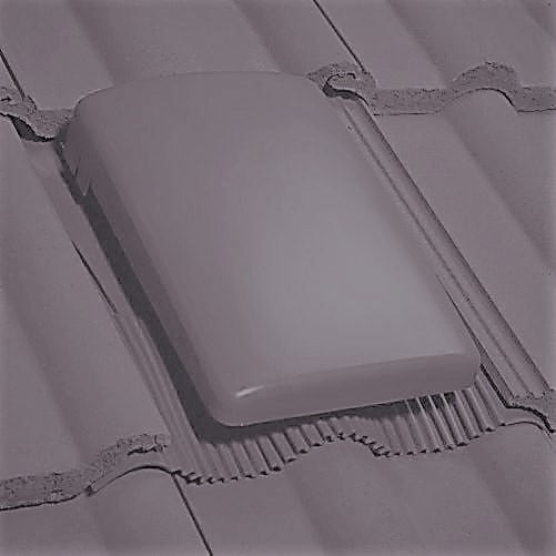 Klober Universal Roof Tile Vent - Slate Grey