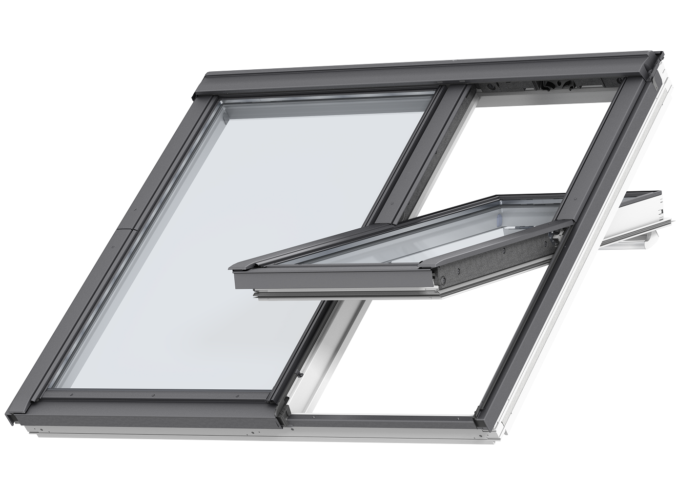 VELUX GGLS FPK06 2070 2-in-1 Manual Centre Pivot Window (155 x 118cm)