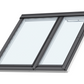 VELUX GGLS FPK06 2066 2-in-1 Triple Glazed Manual Centre Pivot Window (155 x 118cm)