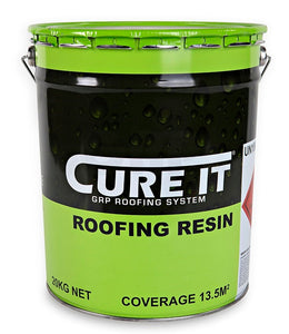 Cure It GRP Roofing Resin - 20kg (PALLET of 10 Tins)