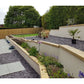 Castle Composites Single Weathered Coping Stones 600 x 230mm - Buff