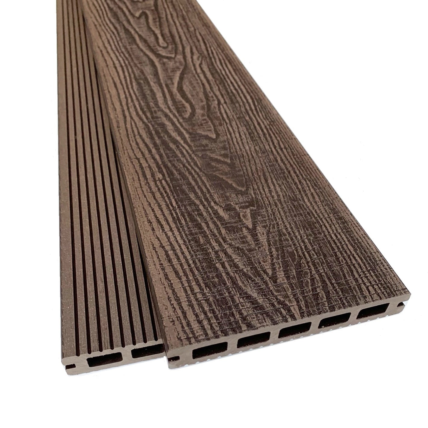 Castle Composites Castlewood Forest Composite Decking Board - Antique Ash (3600mm x 145mm)