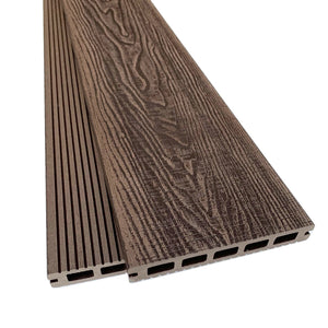 Castle Composites Castlewood Forest Composite Decking Board - Antique Ash (3600mm x 145mm)