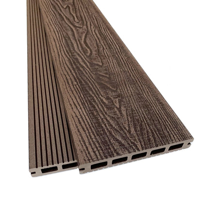 Castle Composites Castlewood Forest Composite Decking Board - Antique Ash (3600mm x 145mm)