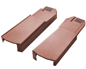 Klober Uni-Click Dry Verge Units - Terracotta (pack of 10)