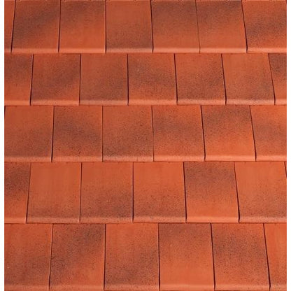 Planum Clay Interlocking Low Pitch Roof Tile - 10°