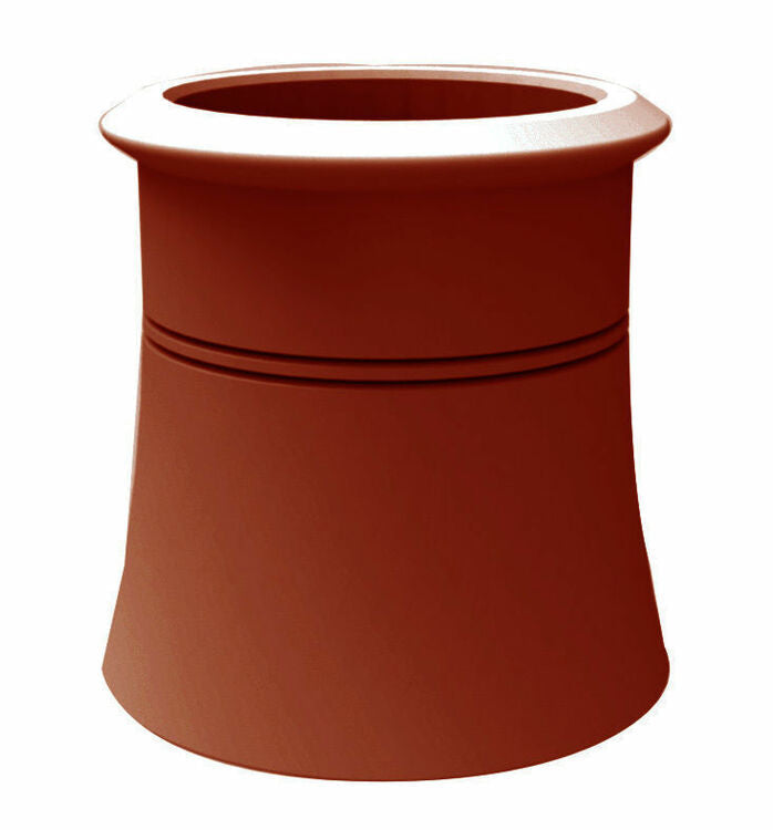 W T Knowles Red Clay Cannon Head Chimney Pot - 900mm