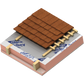 Kingspan Kooltherm K107 Pitched Roof Insulation - 2400mm x 1200mm x 50mm (pack of 6 sheets 17.28m2)