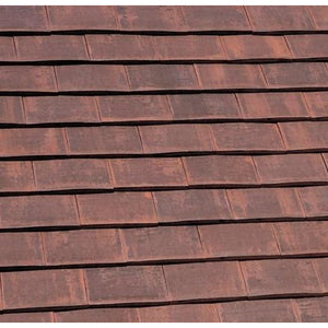 Marley Acme Double Camber Plain Roof Tile - Burnt Flame